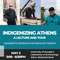 Indigenizing Athens with Dr. James Brooks flyer