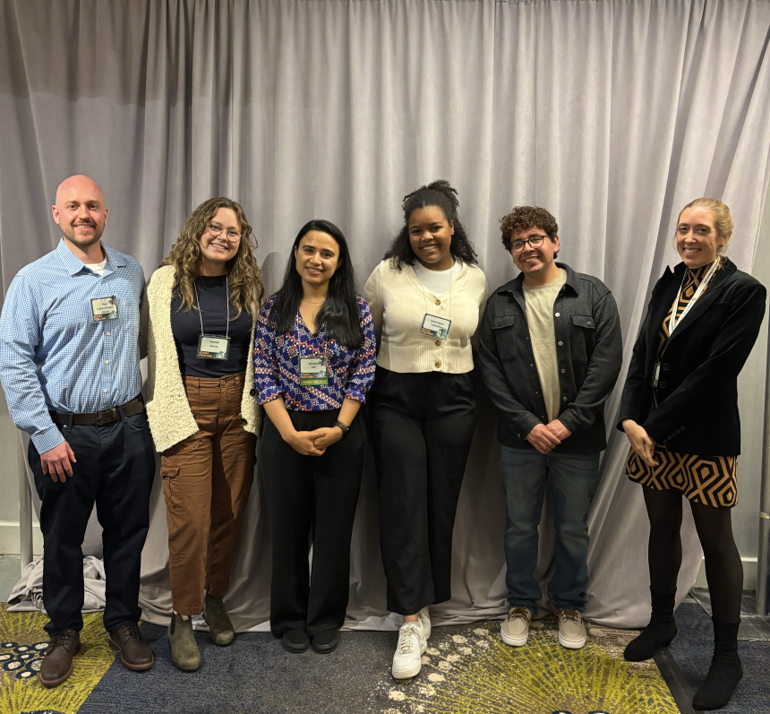 L to R: Raul Basilio, Hannah Boone, Monika Giri, Dominique Valentine, Alejandro Najera, Katie Foster