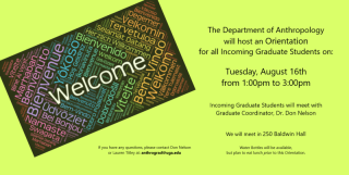 Orientation Poster