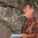 Speaker at Toquima Cave